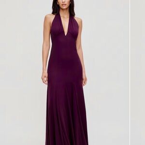 Banana Republic Deep Purple Maxi Dress